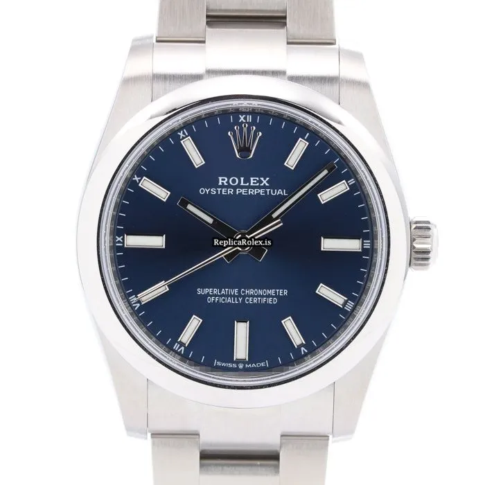 Excellent Fake Rolex Oyster Perpetual 34 124200 Caliber 2232 Automatic Movement 34mm Steel Case Mens/unisex Watch - Image 2