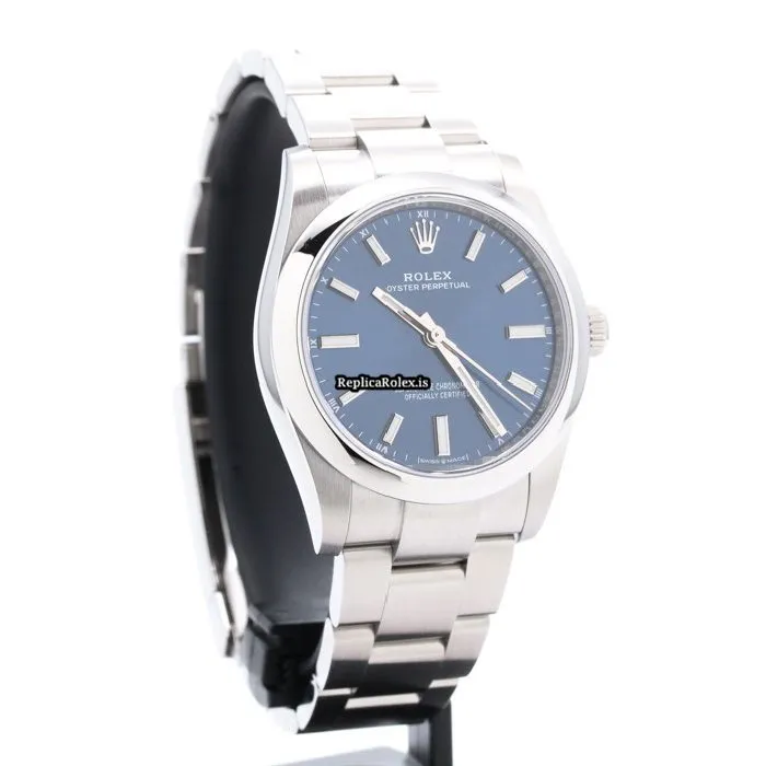 Excellent Fake Rolex Oyster Perpetual 34 124200 Caliber 2232 Automatic Movement 34mm Steel Case Mens/unisex Watch - Image 8