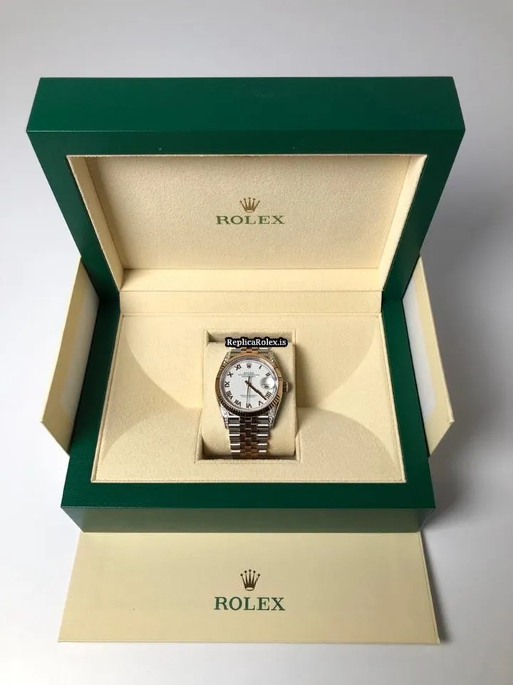 Cheap Replica Rolex Datejust 126231 Caliber 3235 Automatic Movement 36mm Gold/steel Case Mens/unisex Watch