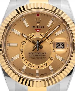 Lovely Clone Rolex Sky-dweller 326933 Caliber 9001 Automatic Movement 42mm Steel Case Mens/unisex Watch