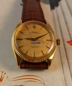 Lovely Replica Rolex Oyster Perpetual 6567 Caliber 1030 Automatic Movement 34mm Yellow Gold Case Mens/unisex Watch