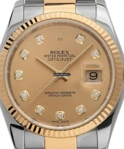 Stylish Replicas Rolex Datejust 116233 Caliber 3135 Automatic Movement 36mm Gold/steel Case Mens/unisex Watch