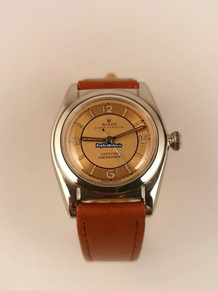 Fine Replica Rolex Bubble Back 2940 Caliber 630 Automatic Movement 32x38mm Steel Case Mens/unisex Watch