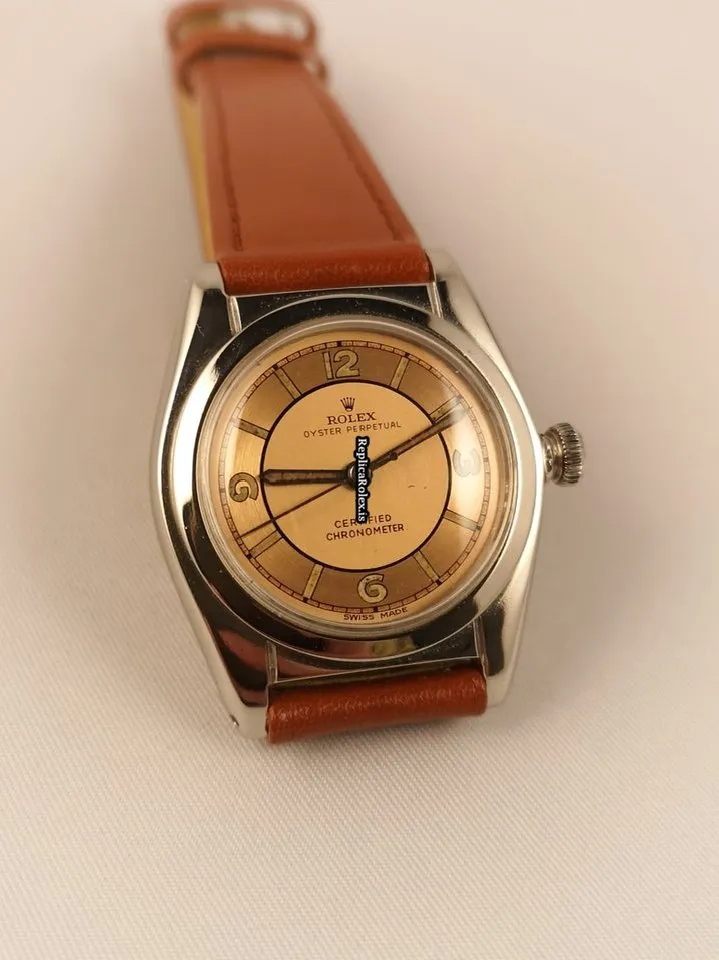 Fine Replica Rolex Bubble Back 2940 Caliber 630 Automatic Movement 32x38mm Steel Case Mens/unisex Watch - Image 4