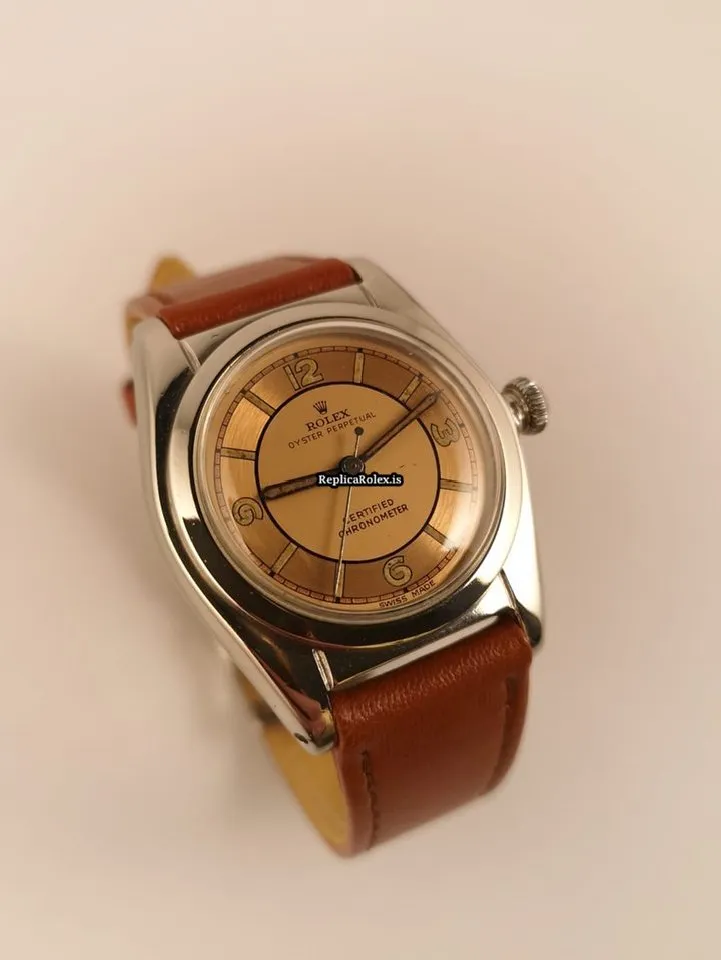 Fine Replica Rolex Bubble Back 2940 Caliber 630 Automatic Movement 32x38mm Steel Case Mens/unisex Watch - Image 7