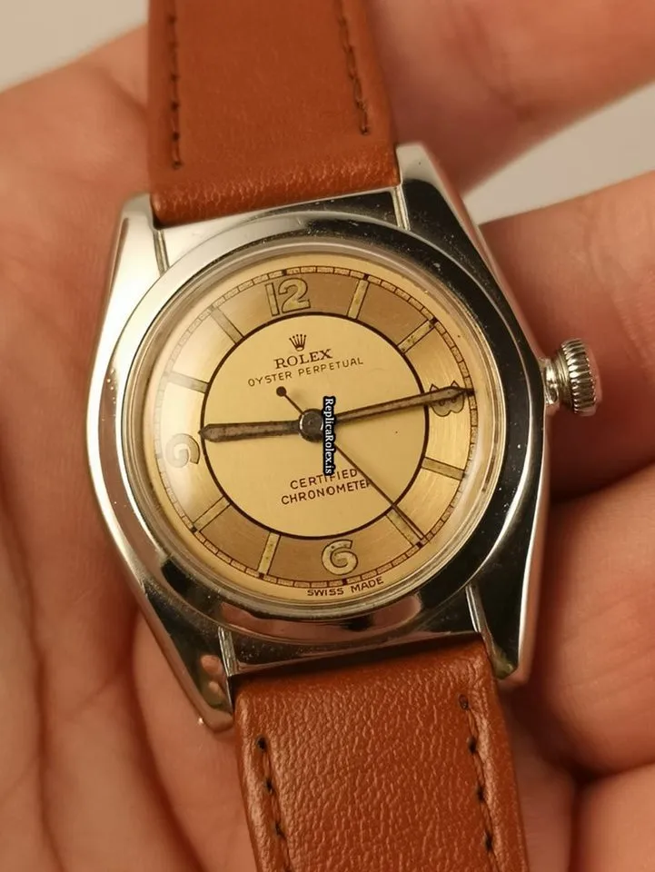 Fine Replica Rolex Bubble Back 2940 Caliber 630 Automatic Movement 32x38mm Steel Case Mens/unisex Watch - Image 8