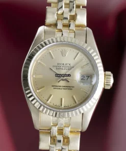 Lovely Replica Rolex Lady-datejust 69178 Caliber 2135 Automatic Movement 26mm Yellow Gold Case Womens Watch