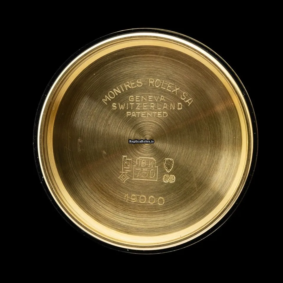 Great Fake Rolex Day-date Oysterquartz 19018 Caliber 5055 Quartz Movement 36mm Yellow Gold Case Mens/unisex Watch - Image 7