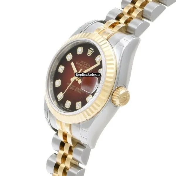 Inexpensive Replica Rolex Lady-datejust 179173g Automatic Movement 26mm Steel Case Womens Watch - Image 2