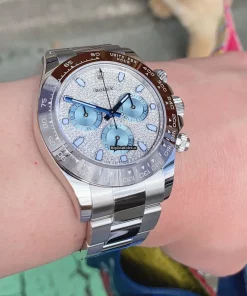 Stylish Replicas Rolex Daytona 116506 Caliber 4130 Automatic Movement 40mm Platinum Case Mens/unisex Watch