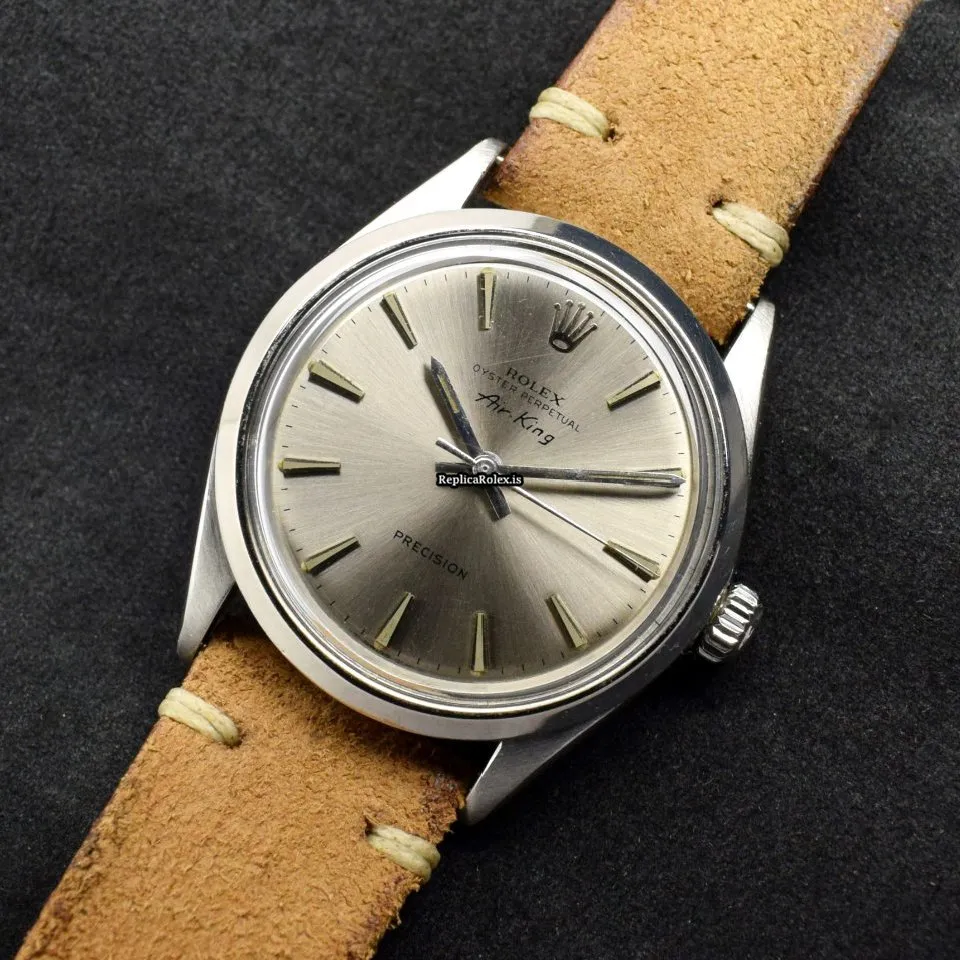 Appealing Fake Rolex Air King Precision 5500 Automatic Movement 34mm Steel Case Mens/unisex Watch