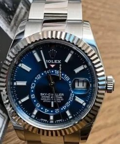 Well Made Fake Rolex Sky-dweller 326934 Caliber 9001 Automatic Movement 42mm Steel Case Mens/unisex Watch