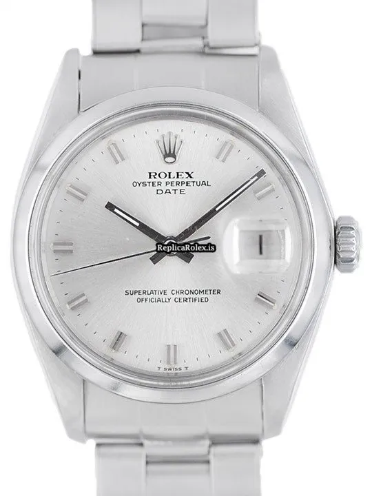 Best Replicas Rolex Oyster Perpetual Date 1500 Automatic Movement 34mm Steel Case Watch