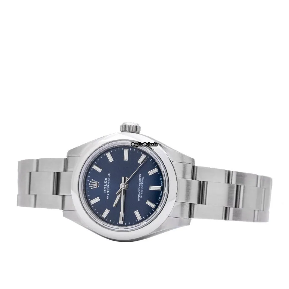 Great Fake Rolex Oyster Perpetual 276200 Caliber 2232 Automatic Movement 28x33mm Steel Case Womens Watch - Image 2