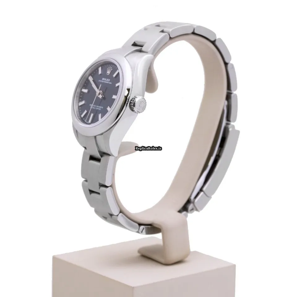 Great Fake Rolex Oyster Perpetual 276200 Caliber 2232 Automatic Movement 28x33mm Steel Case Womens Watch - Image 3