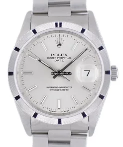 Well Made Knockoff Rolex Oyster Perpetual Date 15210 Caliber 3135 Automatic Movement 34mm Steel Case Watch