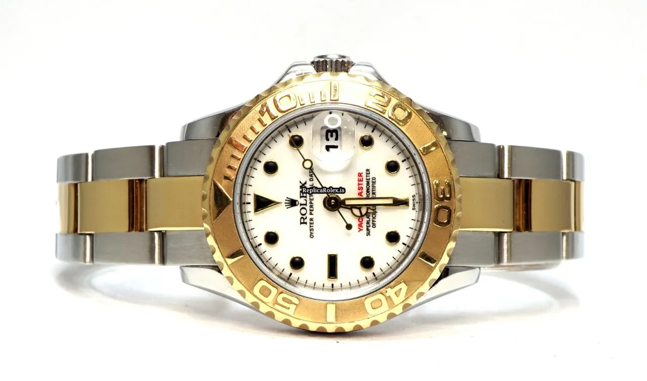 Excellent Replica Rolex Yacht-master 169623 Caliber 2235 Automatic Movement 29mm Gold/steel Case Womens Watch
