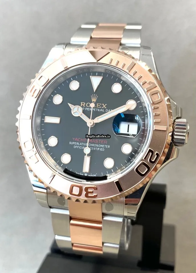 Well Made Replica Rolex Yacht-master 40 126621 Caliber 3235 Automatic Movement 40mm Gold/steel Case Mens/unisex Watch