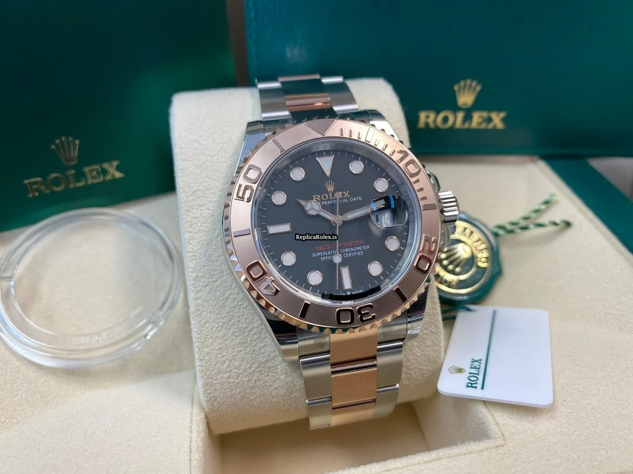 Well Made Replica Rolex Yacht-master 40 126621 Caliber 3235 Automatic Movement 40mm Gold/steel Case Mens/unisex Watch - Image 12