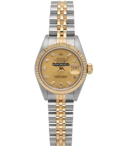 Best Clone Rolex Lady-datejust 69173 Caliber 2135 Automatic Movement 26mm Gold/steel Case Womens Watch