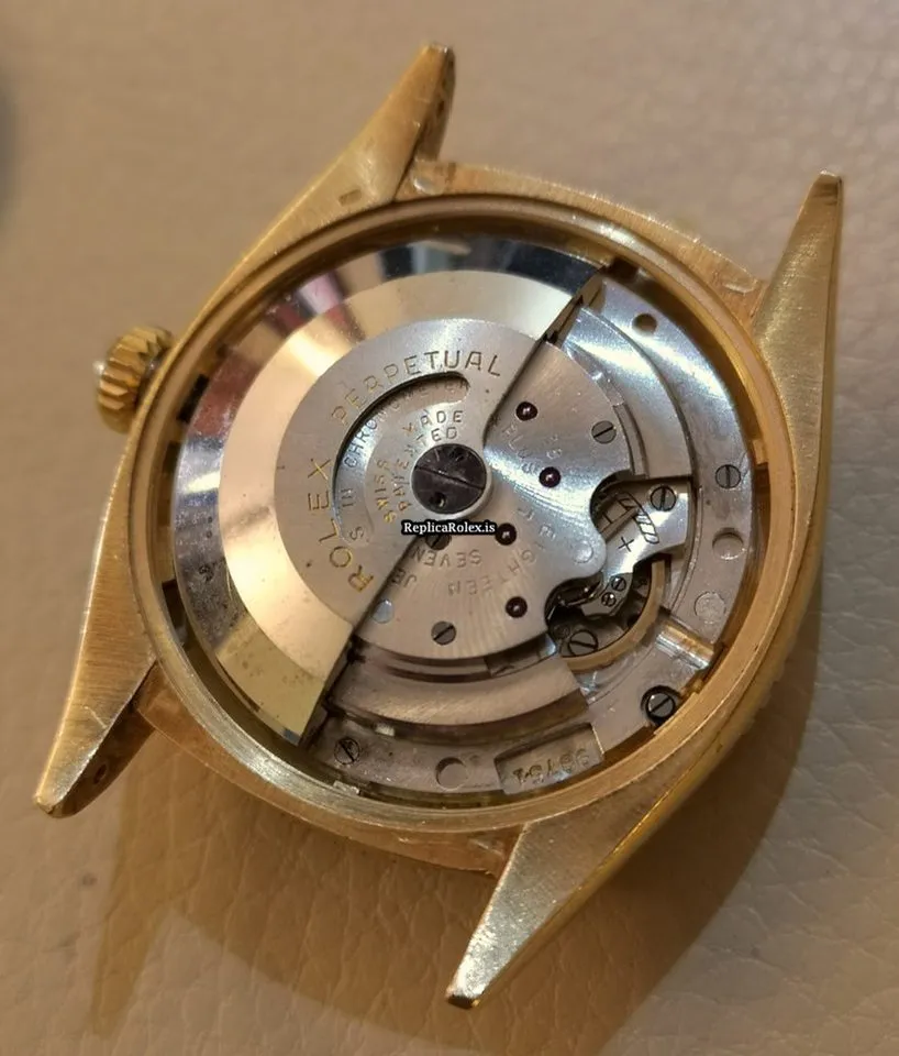 Design Replica Rolex Datejust Turn-o-graph 6309 Automatic Movement Yellow Gold Case Watch - Image 14