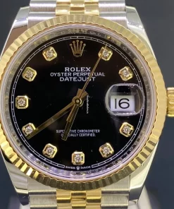 Luxury Copies Rolex Datejust 126233 Caliber 3235 Automatic Movement 36mm Gold/steel Case Mens/unisex Watch