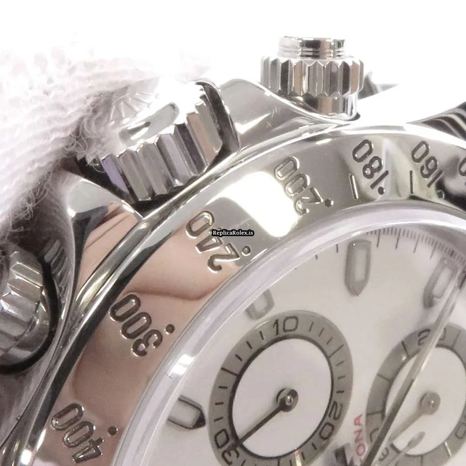 Neat Fake Rolex Daytona 116520 Caliber 4130 Automatic Movement 40mm Steel Case Mens/unisex Watch - Image 8