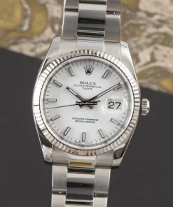 Wonderful Fake Rolex Oyster Perpetual Date 115234 Caliber 3135 Automatic Movement 34mm Gold/steel Case Mens/unisex Watch