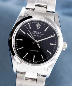 Exquisite Imitation Rolex Air King Precision 14000m Caliber 3130 Automatic Movement 34mm Steel Case Mens/unisex Watch