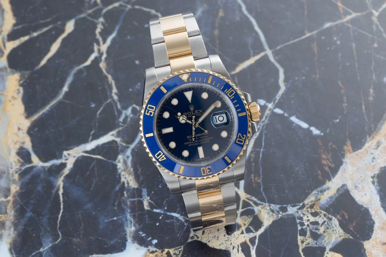 Excellent Replica Rolex Submariner Date 116613lb Caliber 3135 Automatic Movement 40mm Gold/steel Case Mens/unisex Watch - Image 2