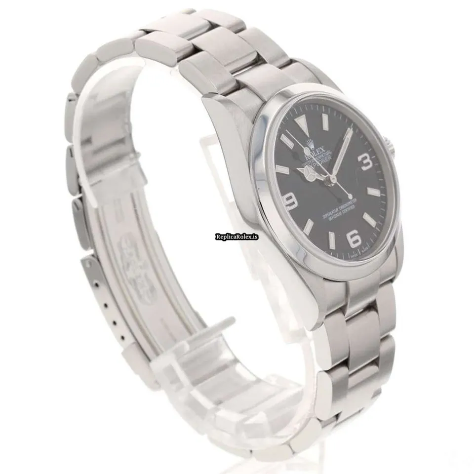 Excellent Fake Rolex Explorer 114270 Caliber 3130 Automatic Movement 36mm Steel Case Mens/unisex Watch - Image 4