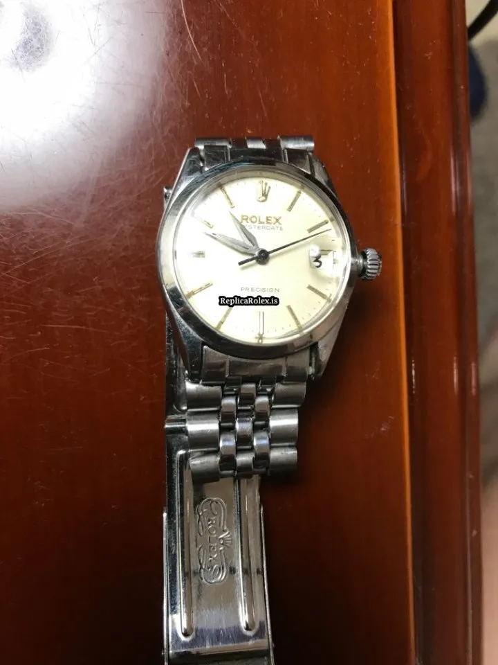 Popular Fake Rolex Oyster Precision 6466 Caliber 1215 Manual Winding Movement 31x34mm Steel Case Mens/unisex Watch