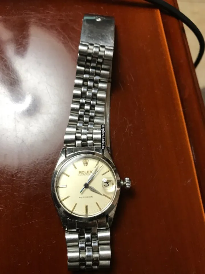 Popular Fake Rolex Oyster Precision 6466 Caliber 1215 Manual Winding Movement 31x34mm Steel Case Mens/unisex Watch - Image 10