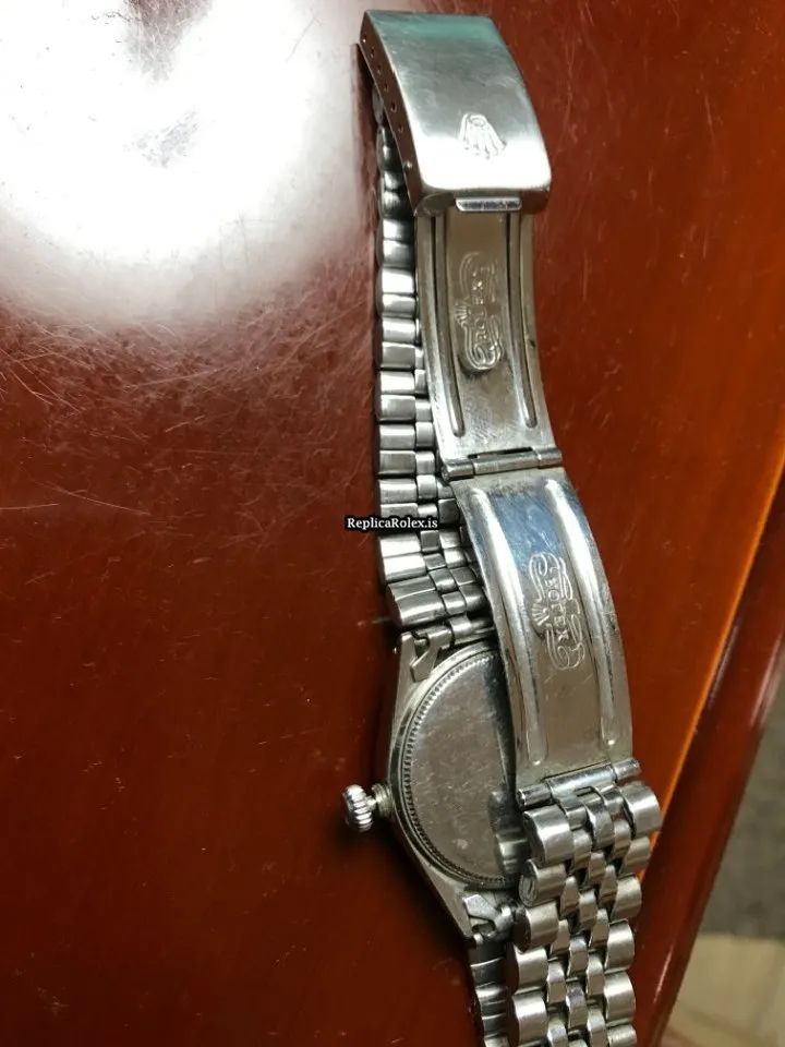 Popular Fake Rolex Oyster Precision 6466 Caliber 1215 Manual Winding Movement 31x34mm Steel Case Mens/unisex Watch - Image 3