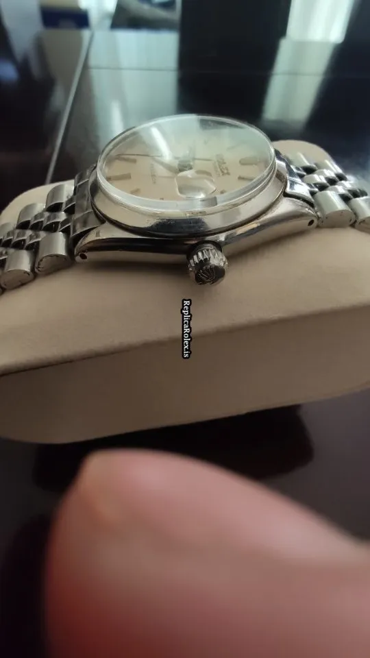 Popular Fake Rolex Oyster Precision 6466 Caliber 1215 Manual Winding Movement 31x34mm Steel Case Mens/unisex Watch - Image 8