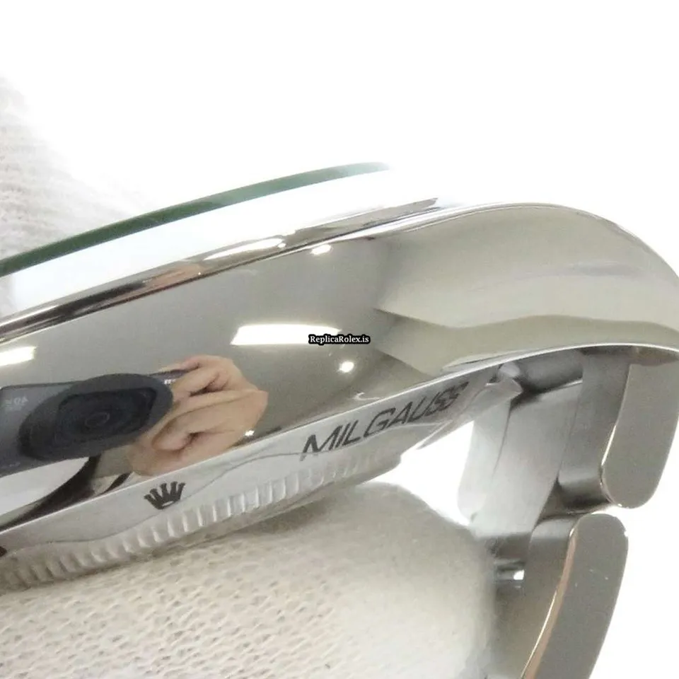 Swiss Copy Rolex Milgauss 116400gv Caliber 3131 Automatic Movement 40mm Steel Case Mens/unisex Watch - Image 7