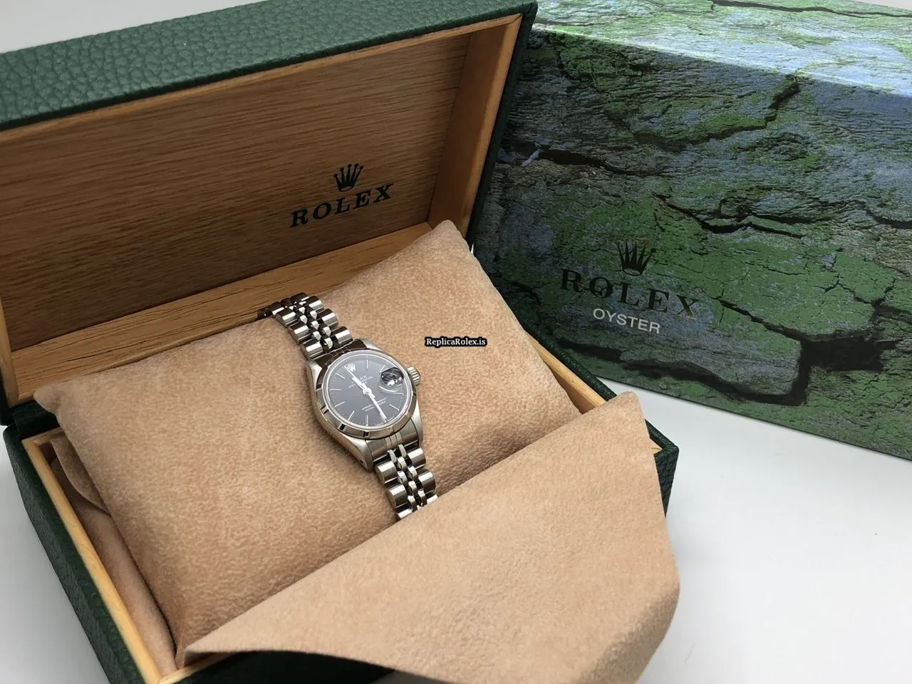 Wholesale Replica Rolex Oyster Perpetual Lady Date 69190 Automatic Movement 26mm Steel Case Womens Watch - Image 13