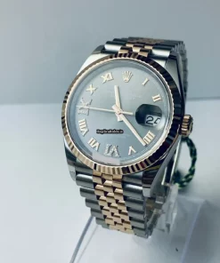 Attractive Replica Rolex Datejust 126231 Caliber 3235 Automatic Movement 36mm Rose Gold Case Mens/unisex Watch