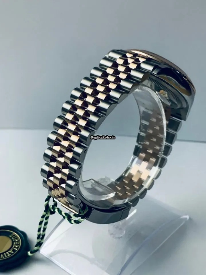 Attractive Replica Rolex Datejust 126231 Caliber 3235 Automatic Movement 36mm Rose Gold Case Mens/unisex Watch - Image 4