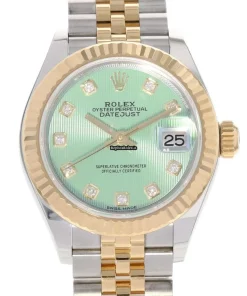 Good Replica Rolex Lady-datejust 279173g Caliber 2236 Automatic Movement 28mm Gold/steel Case Womens Watch