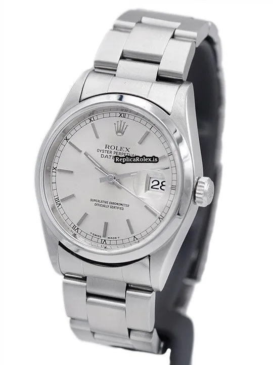 Reliable Copies Rolex Datejust 16200 Automatic Movement 36mm Steel Case Watch - Image 2