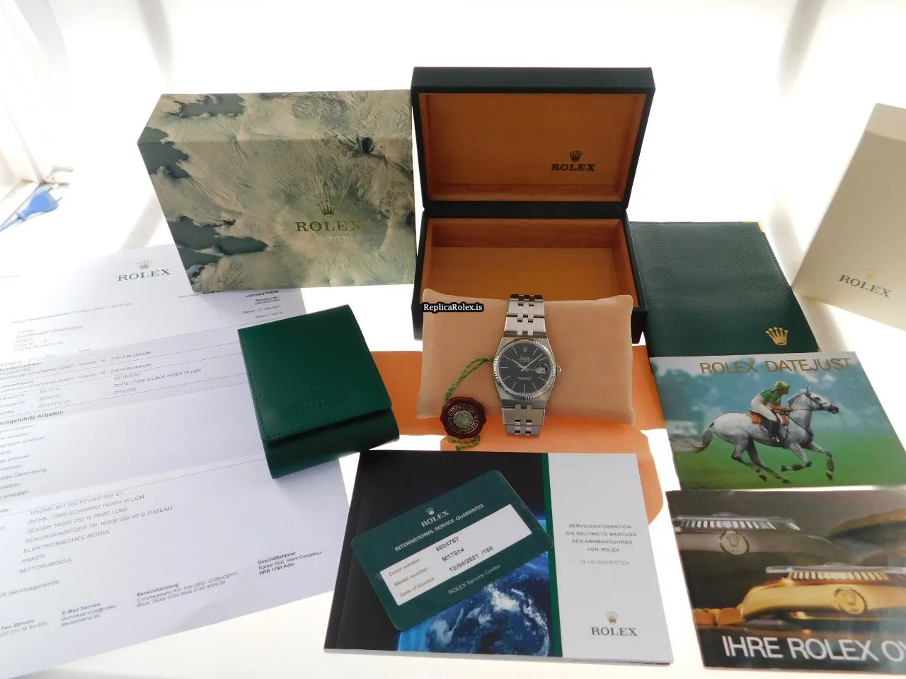 Lovely Replicas Rolex Datejust Oysterquartz 17014 Caliber 5035 Quartz Movement 36x41,5mm Steel Case Mens/unisex Watch - Image 2