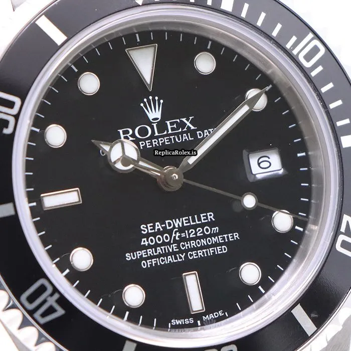 Beautiful Replica Rolex Sea-dweller 4000 16600 Caliber 3135 Automatic Movement 40mm Steel Case Watch - Image 5
