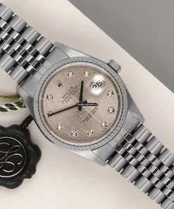 Fantastic Fake Rolex Datejust 16234 Automatic Movement 36mm Gold/steel Case Watch