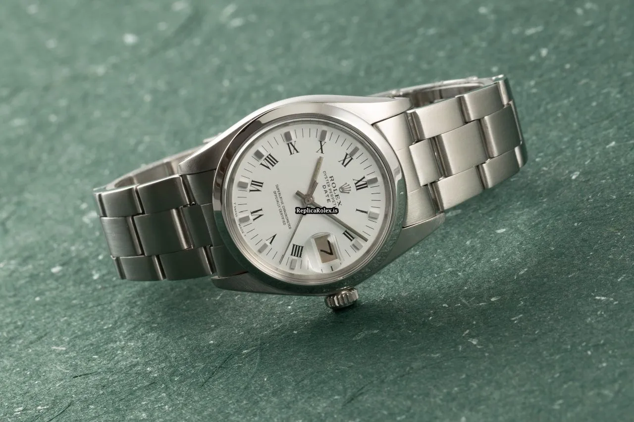 Awesome Fake Rolex Oyster Perpetual Date 1500 Caliber 1570 Automatic Movement 34mm Steel Case Mens/unisex Watch - Image 3