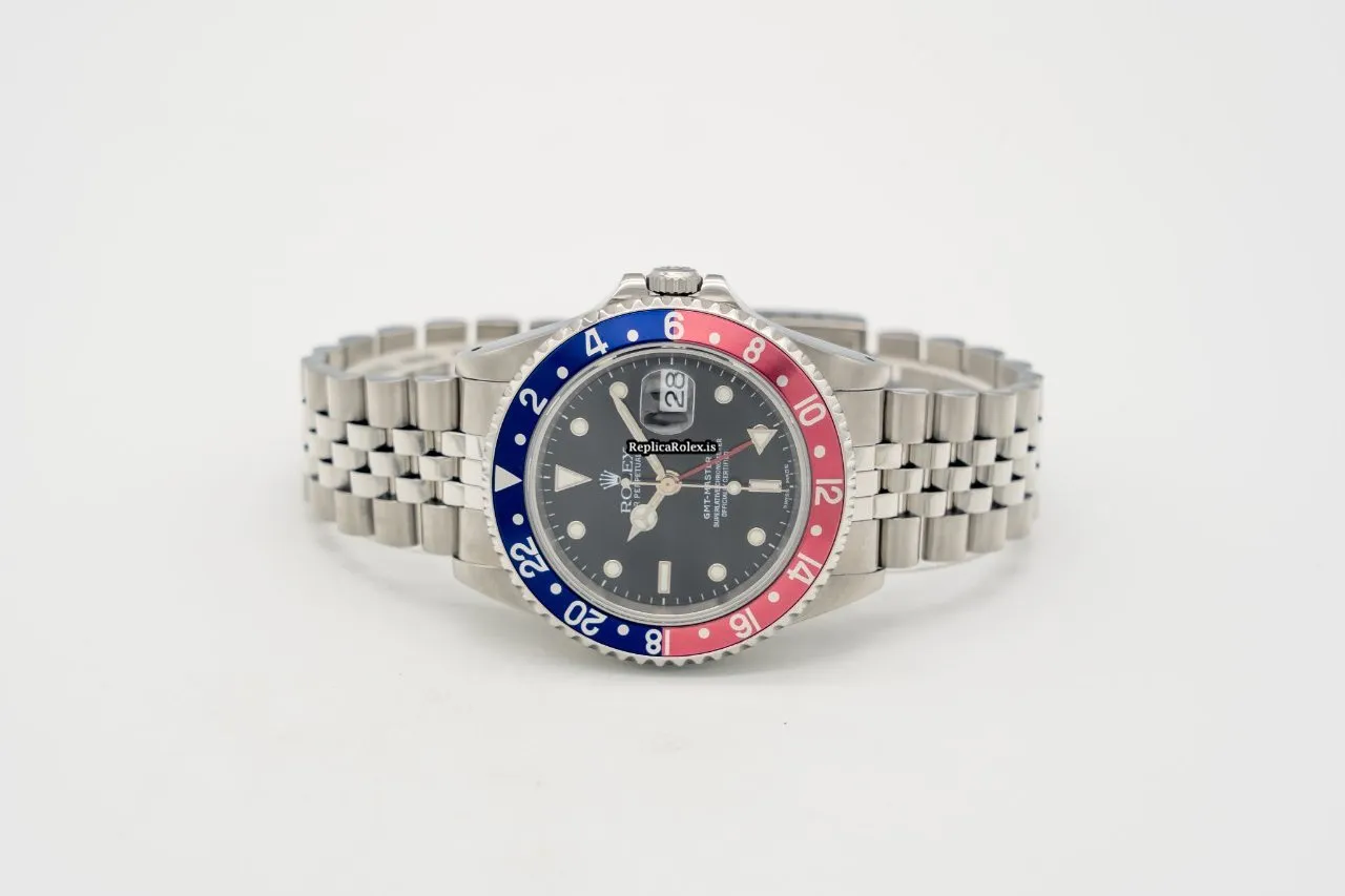 Amazing Fake Rolex Gmt-master II 16710 Caliber 3185 Automatic Movement 40mm Steel Case Mens/unisex Watch - Image 4