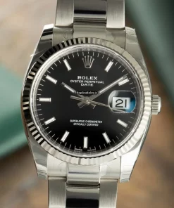 1:1 Replica Rolex Oyster Perpetual Date 115234 Caliber 3135 Automatic Movement 34mm Gold/steel Case Mens/unisex Watch