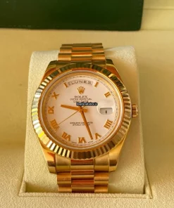 Trustworthy Replica Rolex Day-date II 218238 Caliber 3255 Automatic Movement 40mm Yellow Gold Case Mens/unisex Watch