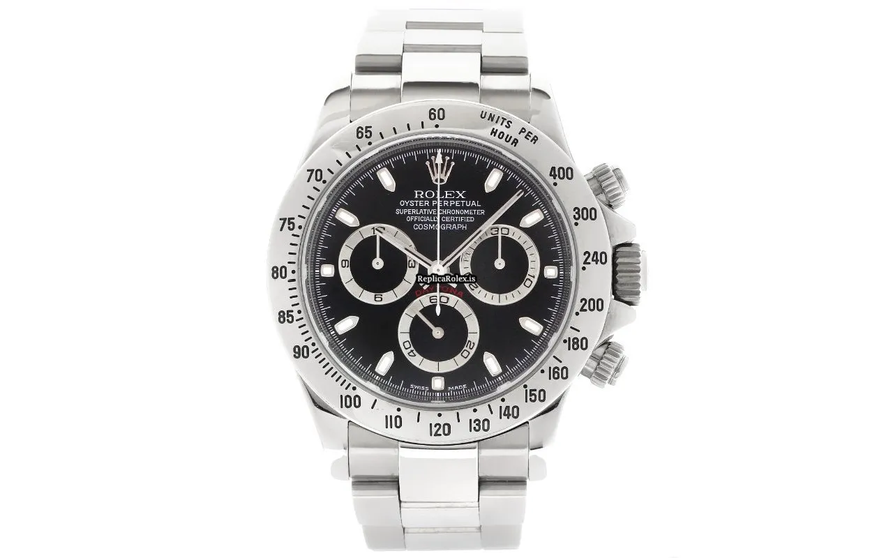 Cheap Fake Rolex Daytona 116520 Caliber 4130 Automatic Movement 40mm Steel Case Mens/unisex Watch - Image 2