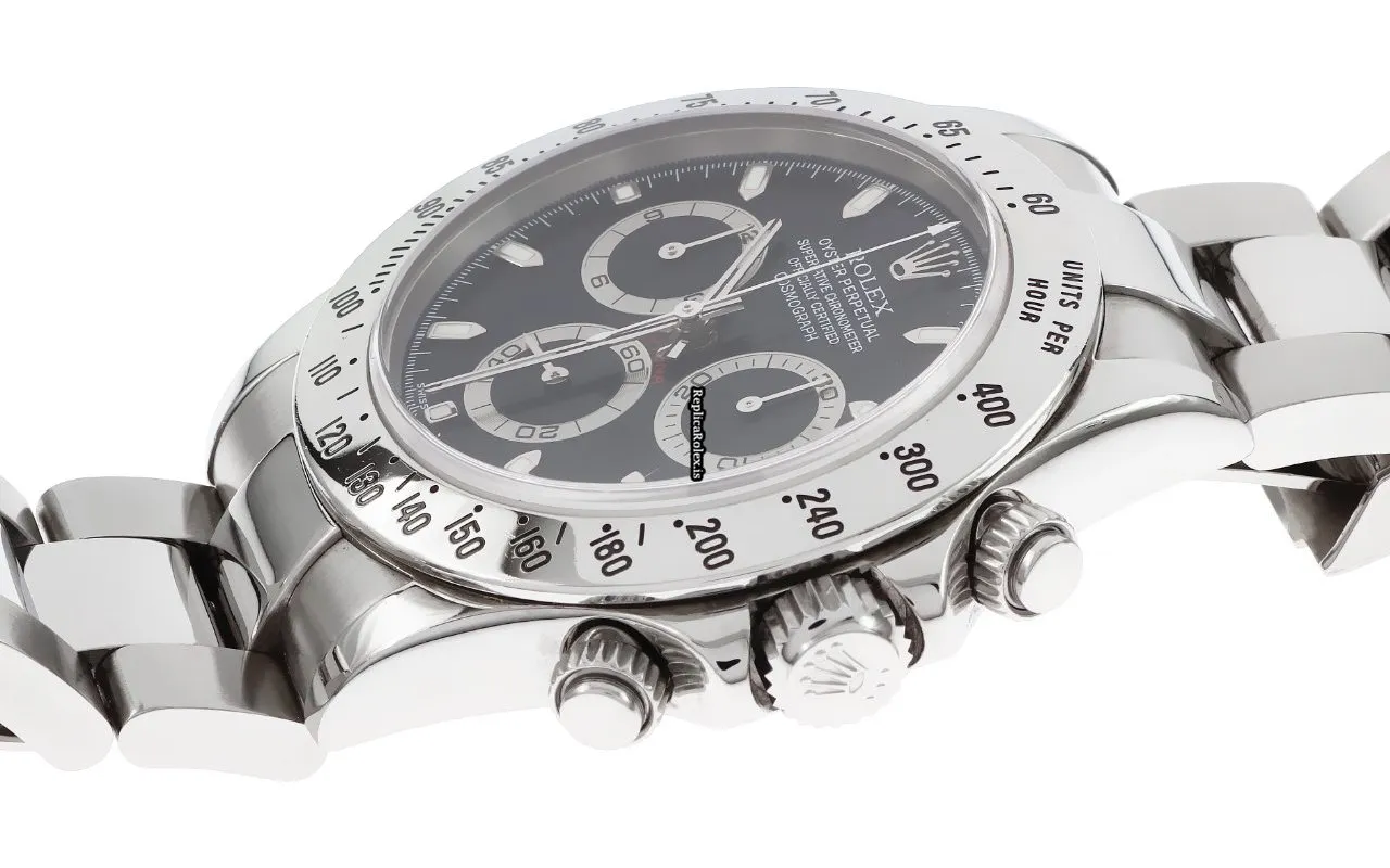 Cheap Fake Rolex Daytona 116520 Caliber 4130 Automatic Movement 40mm Steel Case Mens/unisex Watch - Image 3